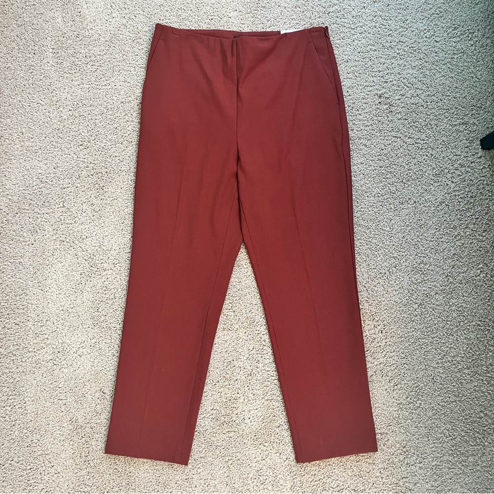 Ann Taylor Women's Rust Dress crop Pants